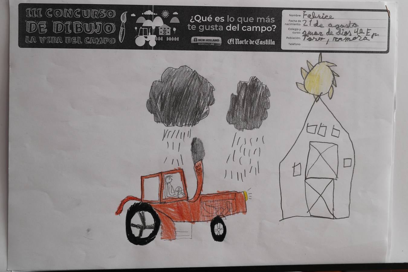 Fotos: Trabajos de 4º de Primaria en la modalidad de dibujo del III Concurso de Dibujo y Cómic &#039;La vida del campo&#039;