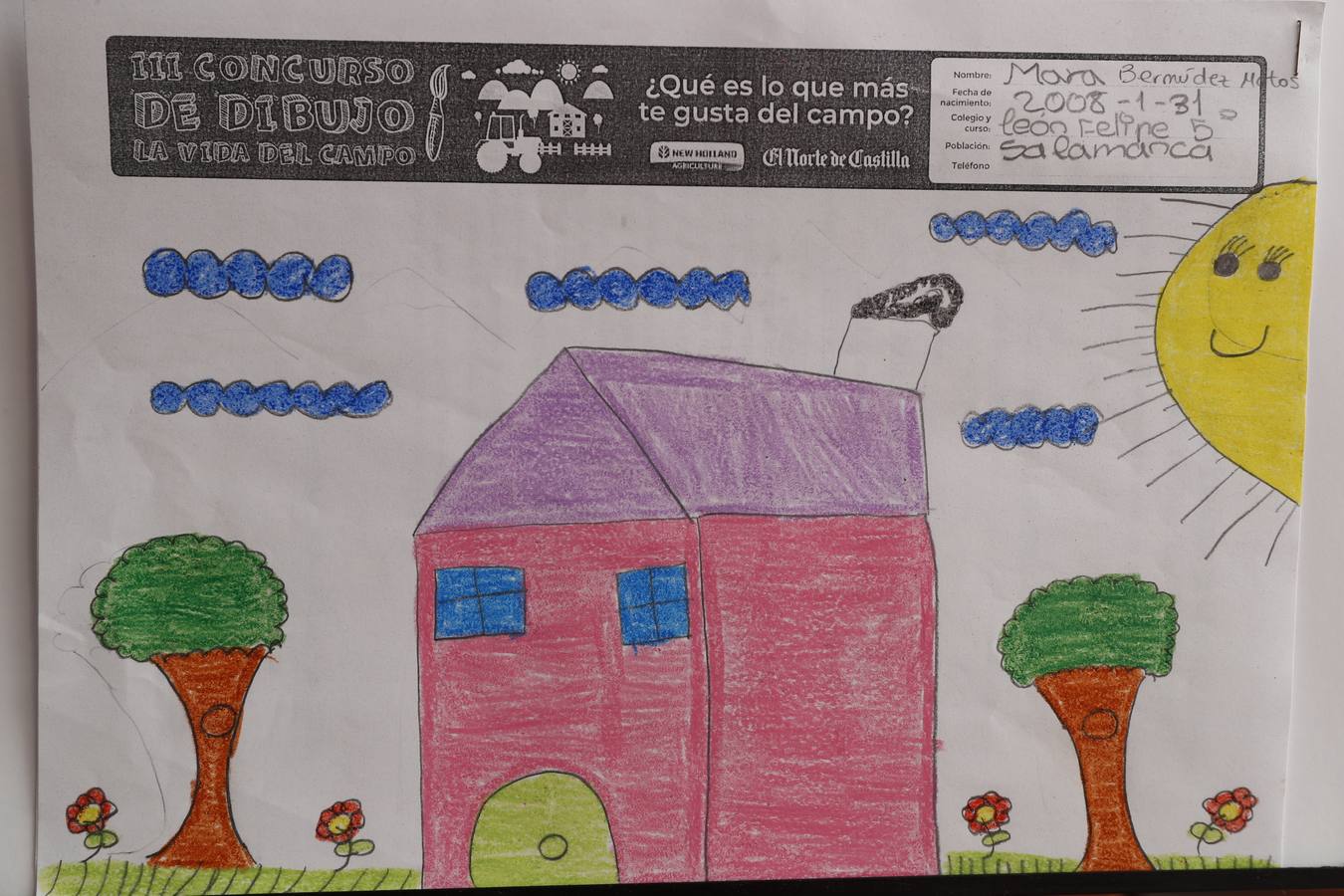 Fotos: Trabajos de 5º de Primaria en la modalidad de dibujo del III Concurso de Dibujo y Cómic &#039;La vida del campo&#039;