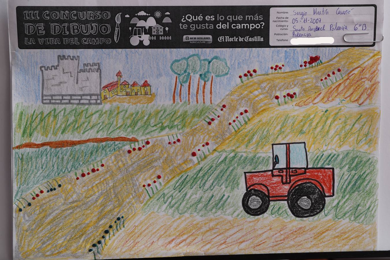 Fotos: Trabajos de 6º de Primaria en la modalidad de dibujo del III Concurso de Dibujo y Cómic &#039;La vida del campo&#039;