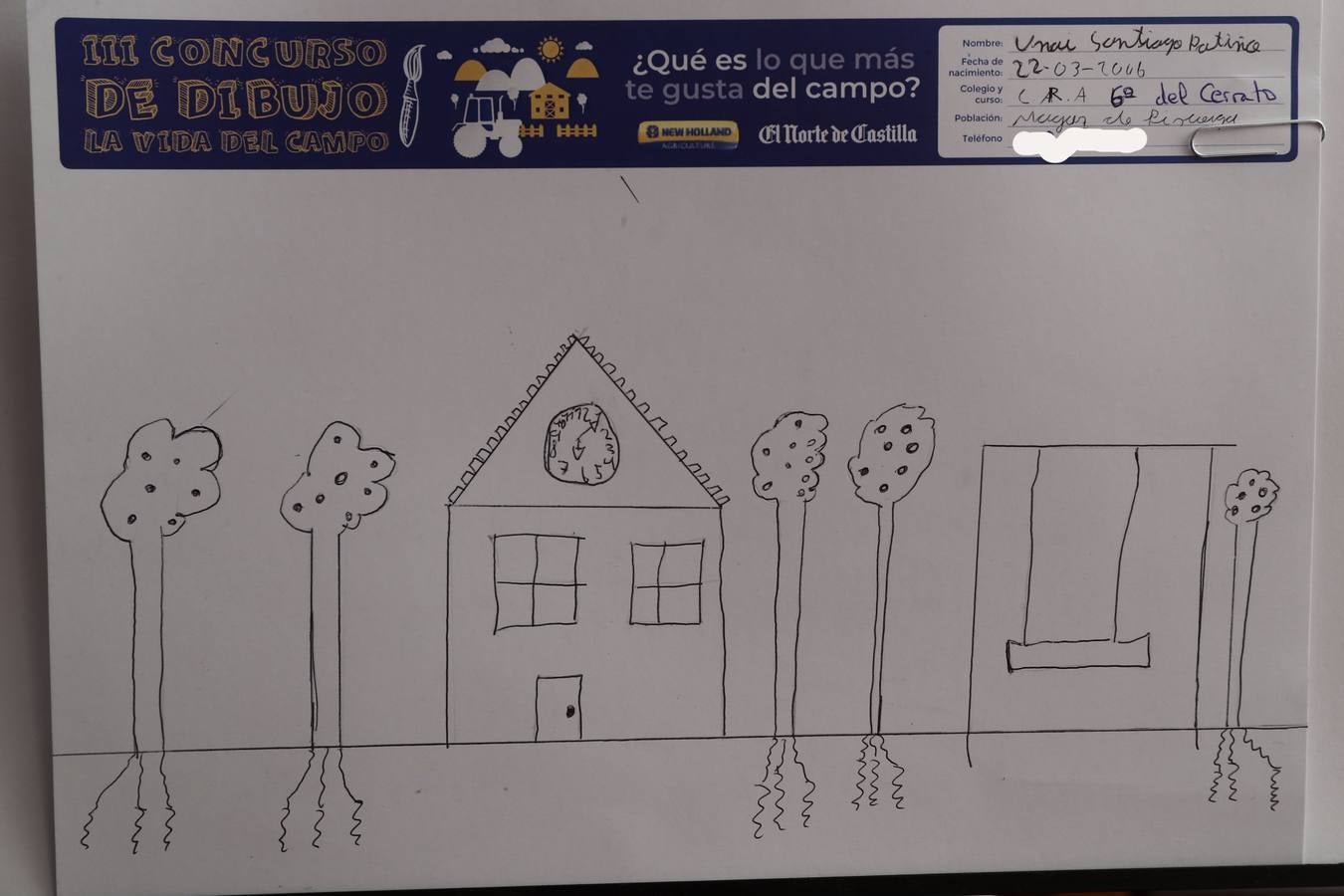 Fotos: Trabajos de 6º de Primaria en la modalidad de dibujo del III Concurso de Dibujo y Cómic &#039;La vida del campo&#039;