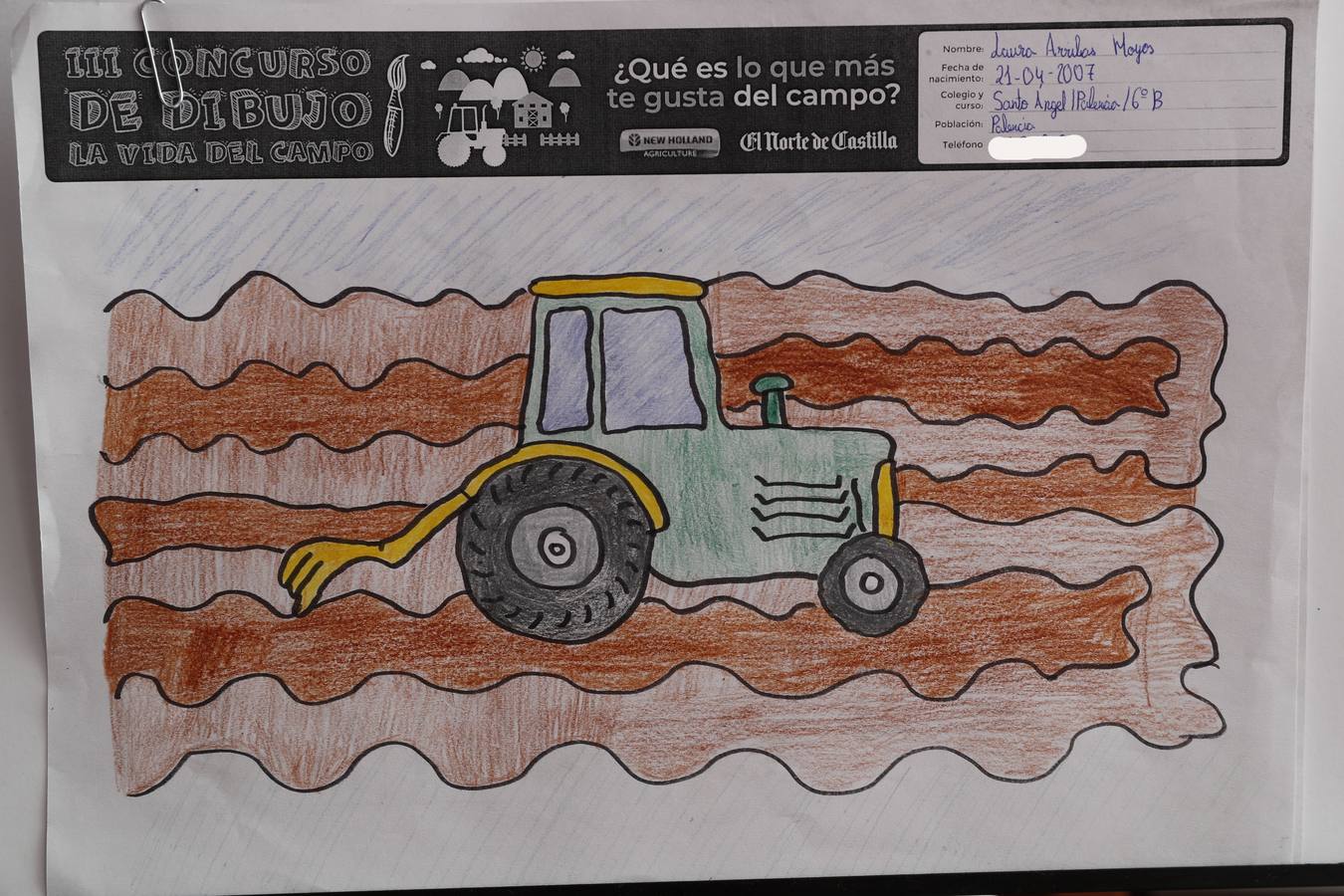 Fotos: Trabajos de 6º de Primaria en la modalidad de dibujo del III Concurso de Dibujo y Cómic &#039;La vida del campo&#039;