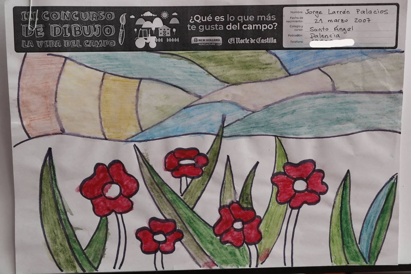 Fotos: Trabajos de 6º de Primaria en la modalidad de dibujo del III Concurso de Dibujo y Cómic &#039;La vida del campo&#039;