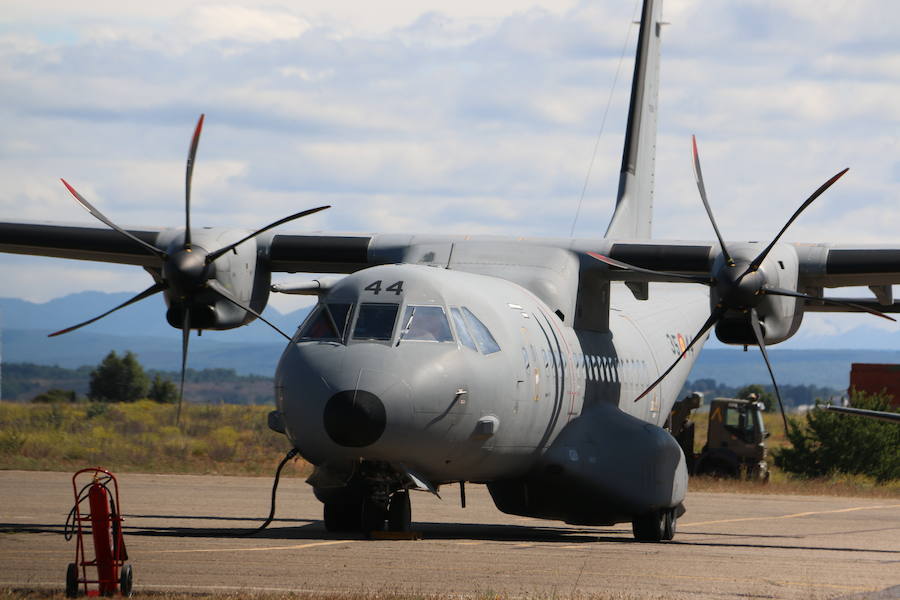 Fotos: Ejército militar en el Aeródromo de León