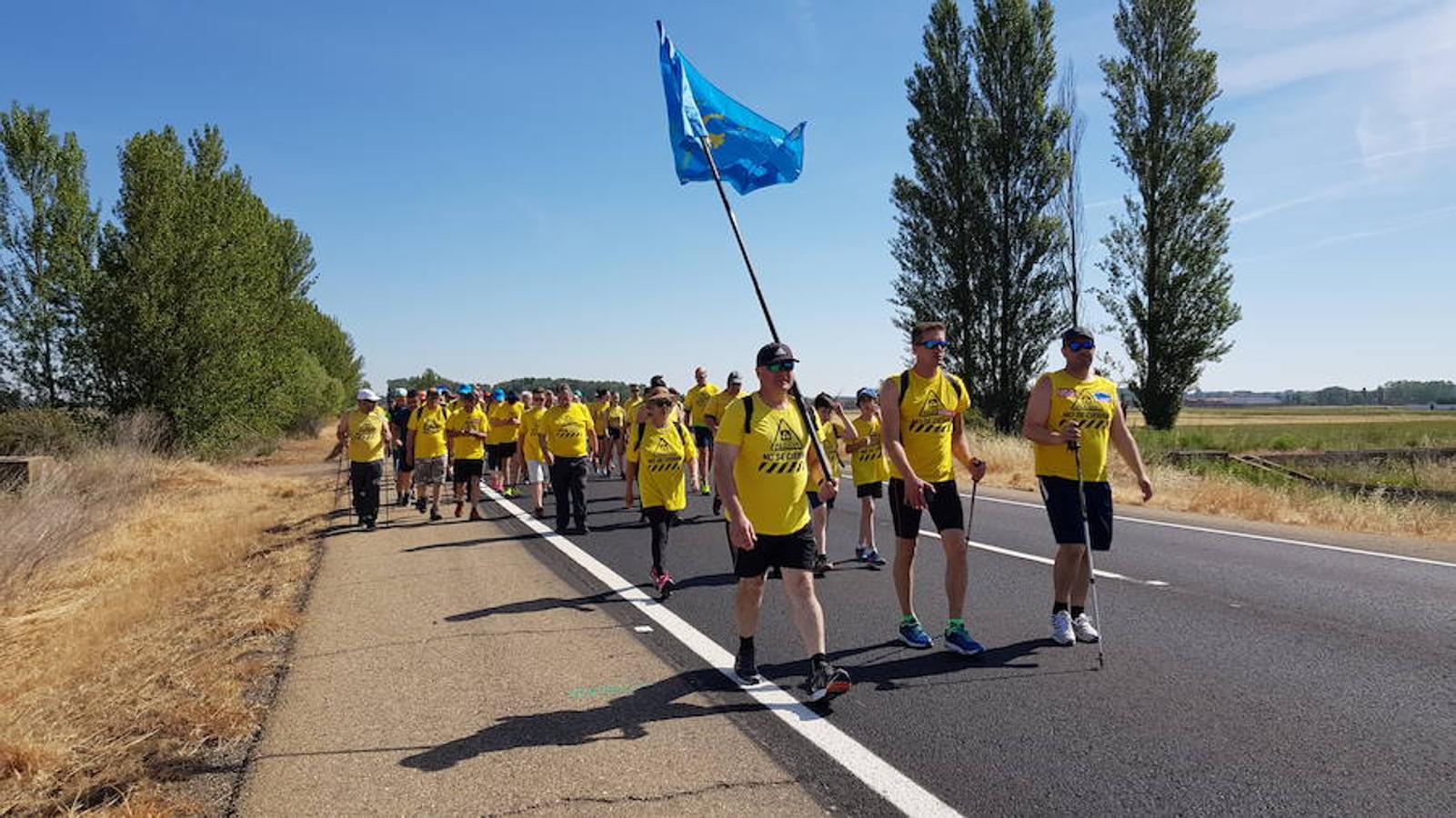 Fotos: La &#039;Marcha del Aluminio&#039; parte de Cimanes de la Vega