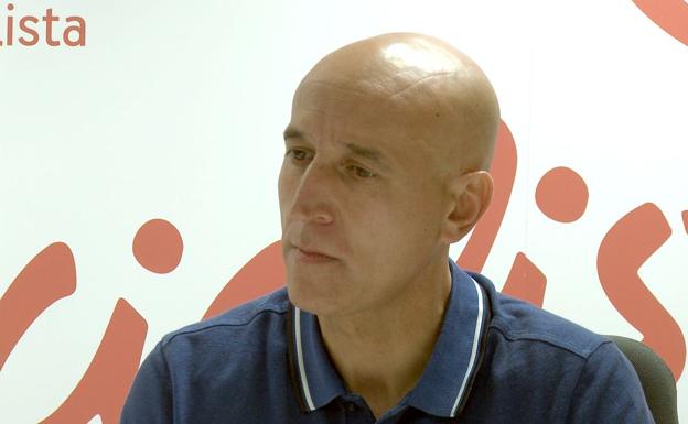 José Antonio Diez, candidato del PSOE a la Alcaldía de León. 