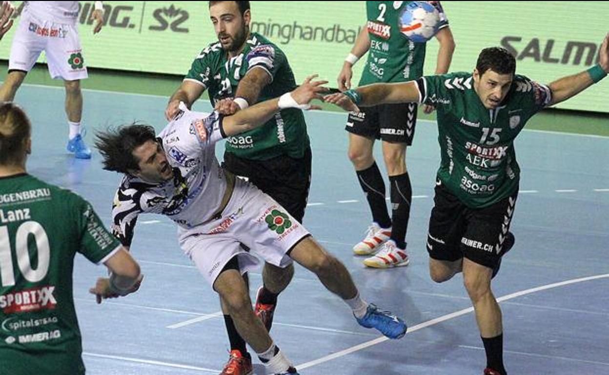 Imagen de Fede Vieyra en uno de los partidos europeos.