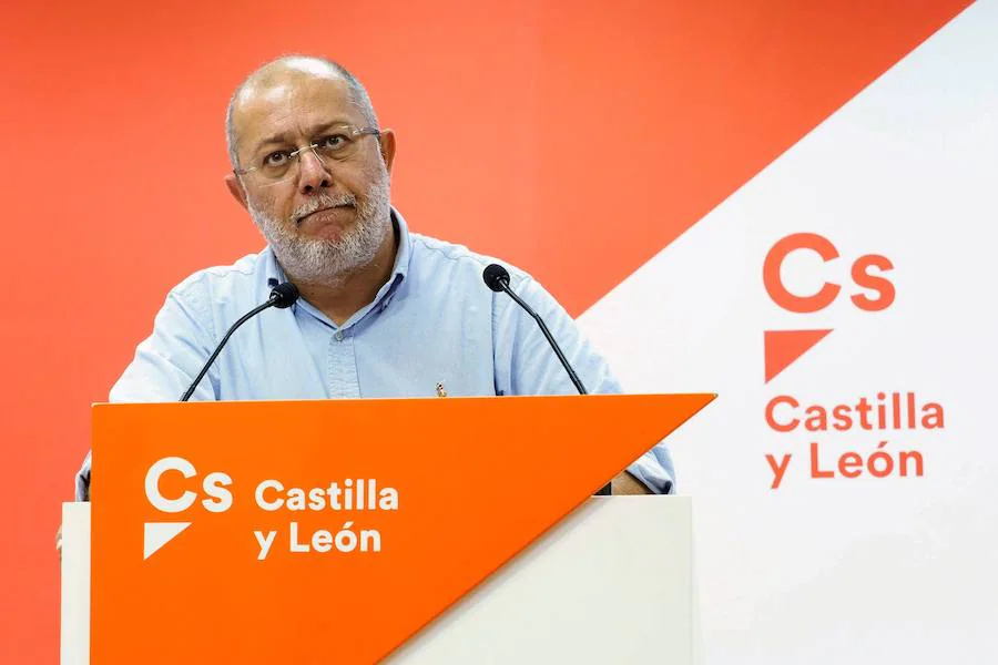 Francisco Igea, durante la rueda de prensa