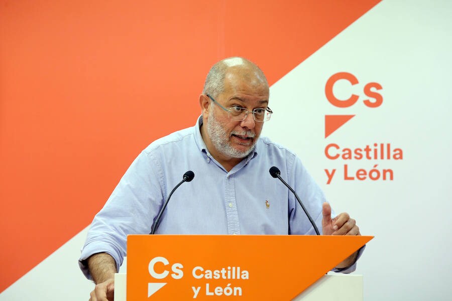 Francisco Igea, durante la rueda de prensa