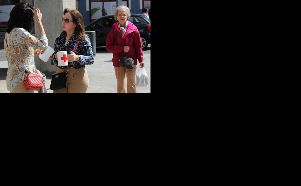 Una imagen del pasado viernes durante la celebración de ese día.