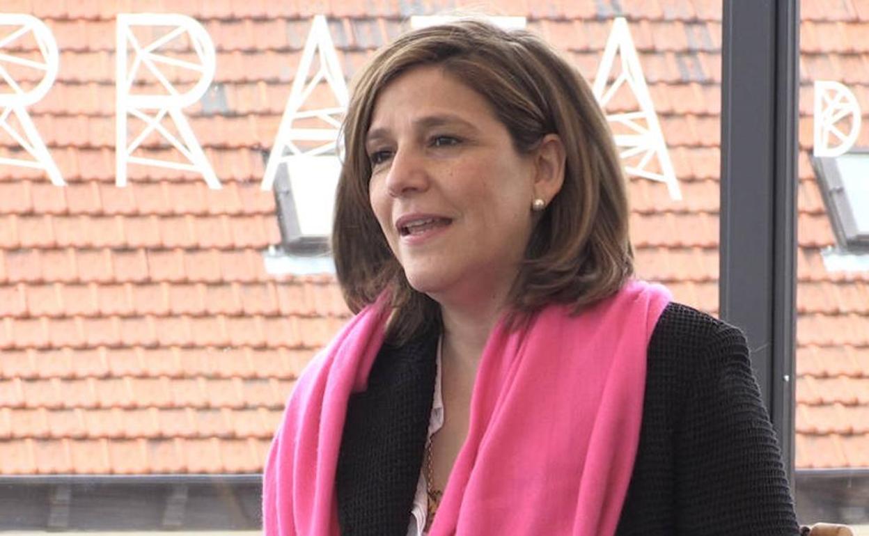 Olga García, durante una entrevista para leonoticias. 
