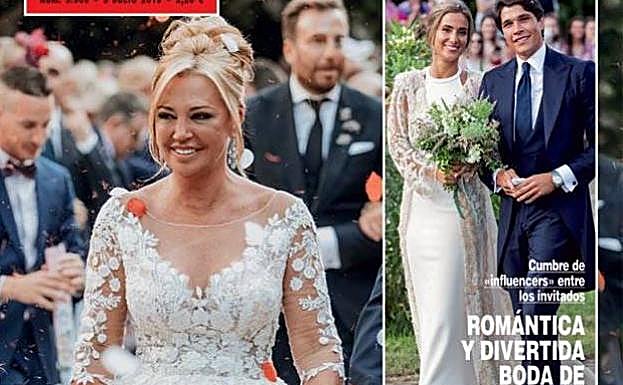 Así fue el vestido de boda de Belén Esteban