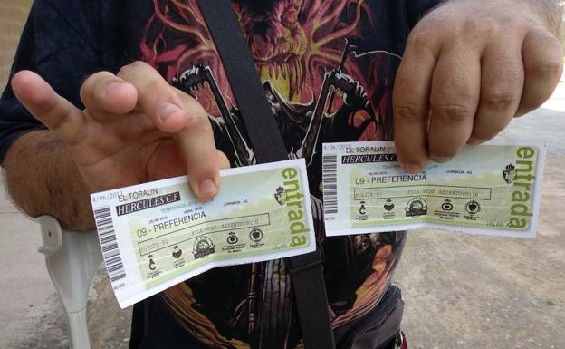 Dos de las entradas más preciadas.