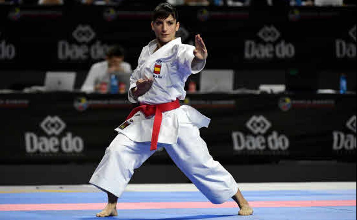 La karateka, Sandra Sánchez.