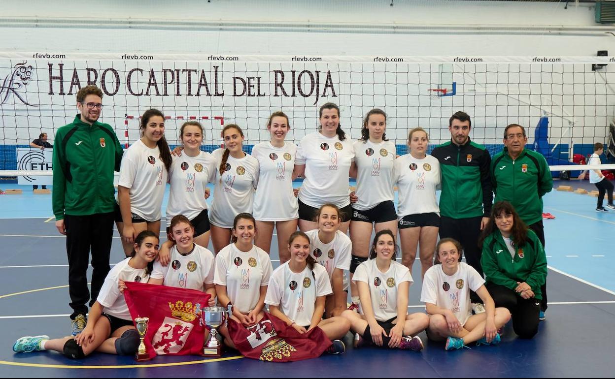 Imagen del equipo de voleibol.