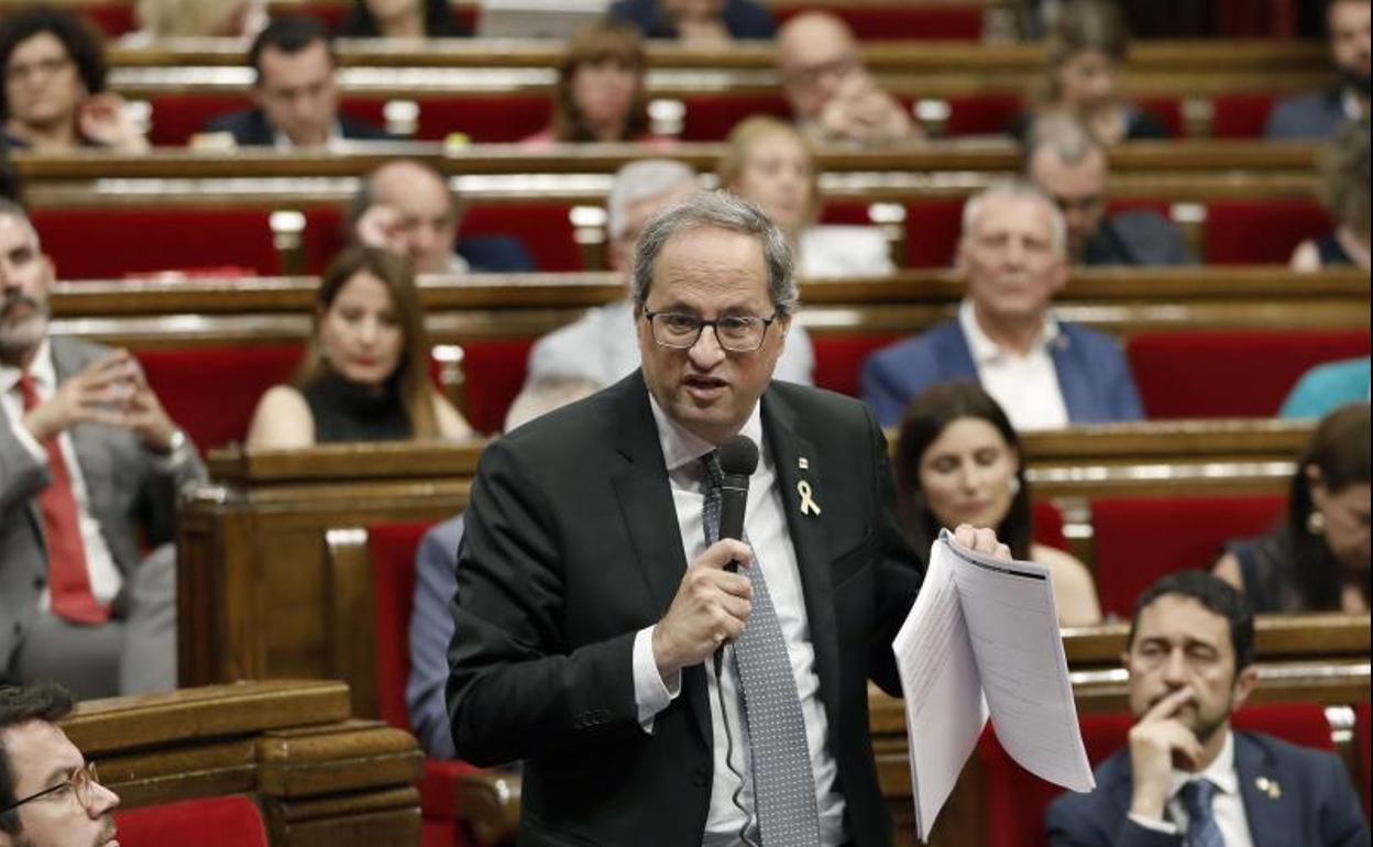 El presidente de la Generalitat, Quim Torra. 