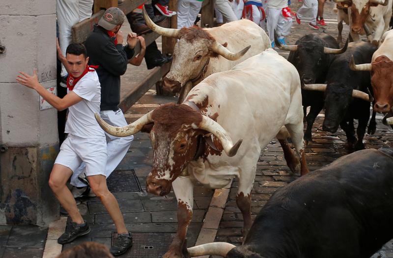 Fotos: Emocionante encierro de los toros de Victoriano del Río