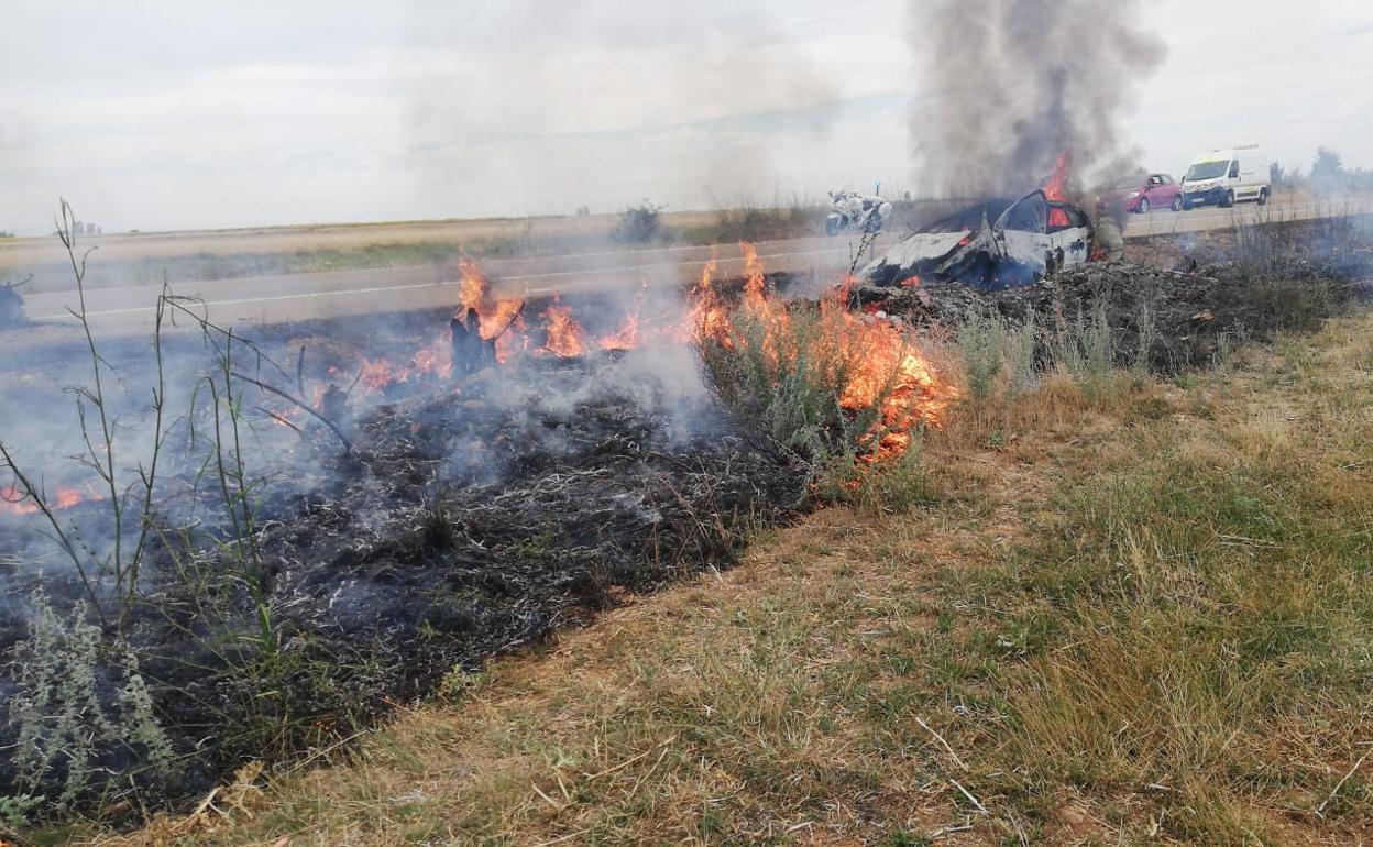 Estado del vehículo accidentado. 