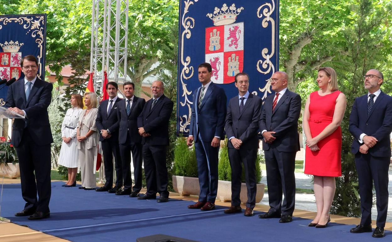 Toma de posesión de los nuevos Consejeros en la Junta de Castilla y León.