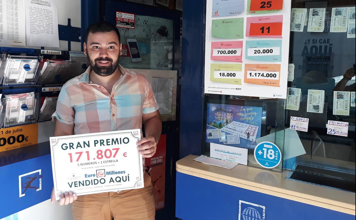 La fortuna sonríe a un vecino de Trobajo del Camino: el Euromillón deja un premio de 172.000 euros