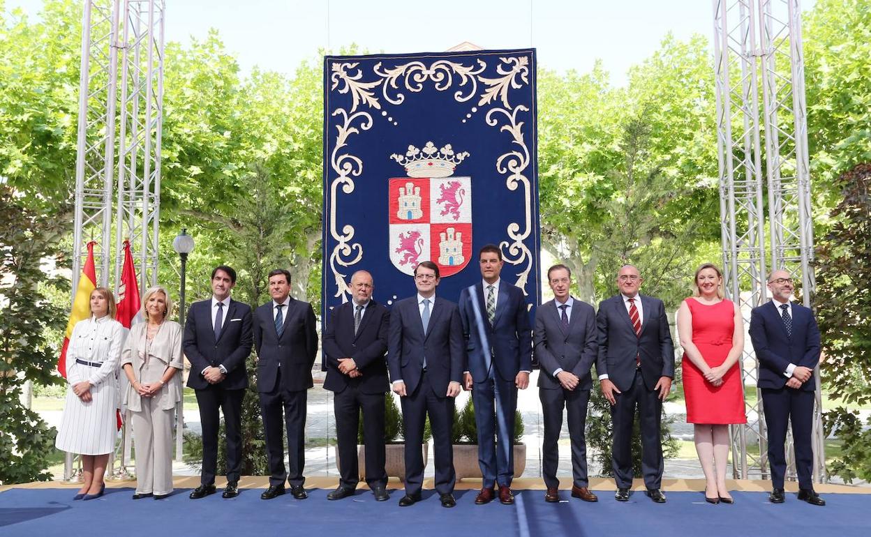 Imagen del nuevo gobierno de la Junta de Castilla y León.