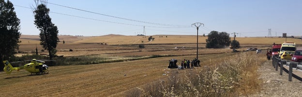 Accidente de tráfico en Torrelobatón.