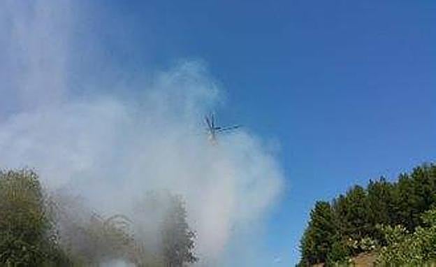 Imagen del helicóptero.