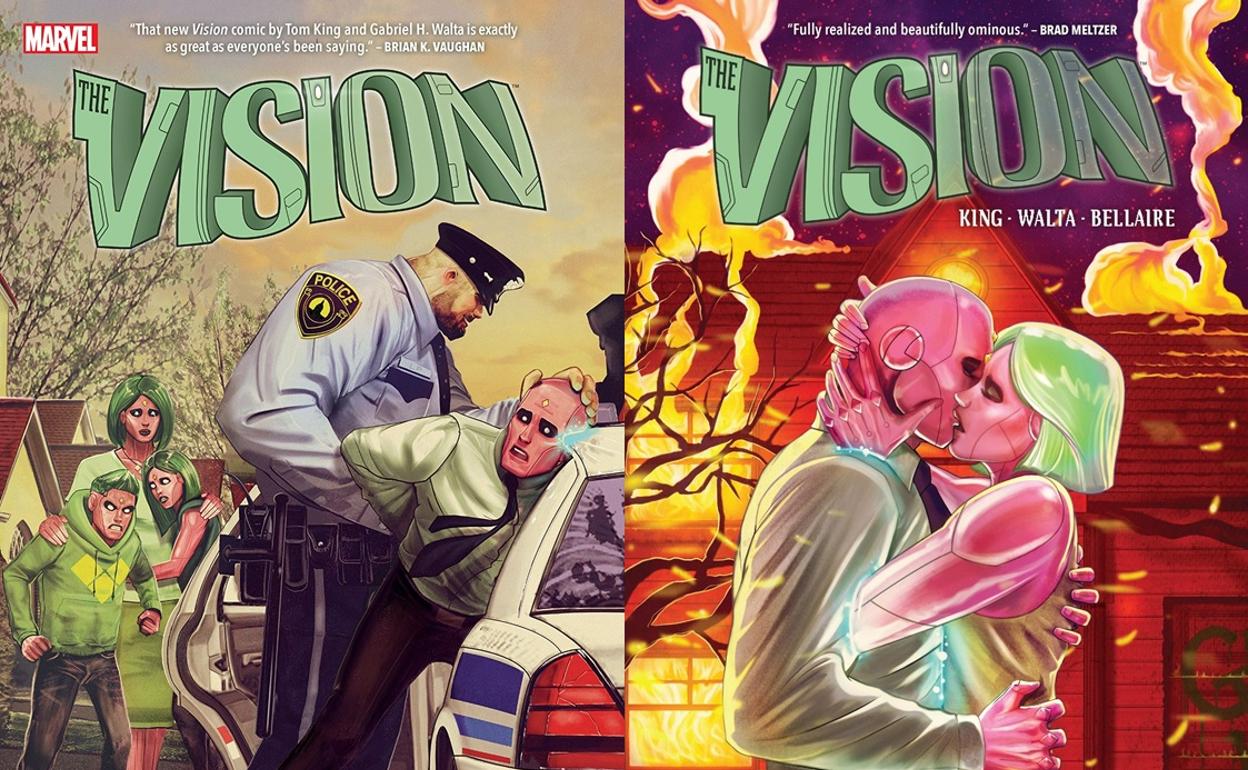 Portadas de 'La Visión', de Gabriel H. Walta. 