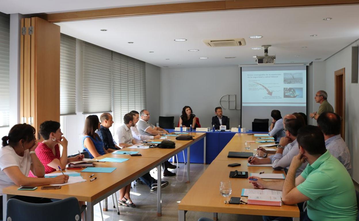 Rafael Ceña durante la jornada.