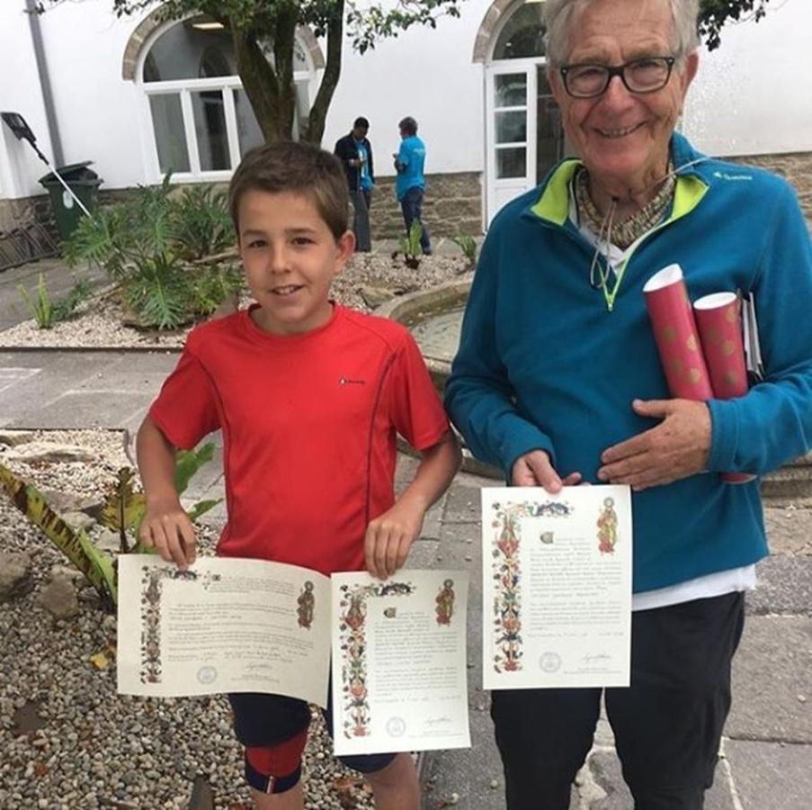 Fotos: Abuelo y nieto, los &#039;instagramers&#039; del Camino