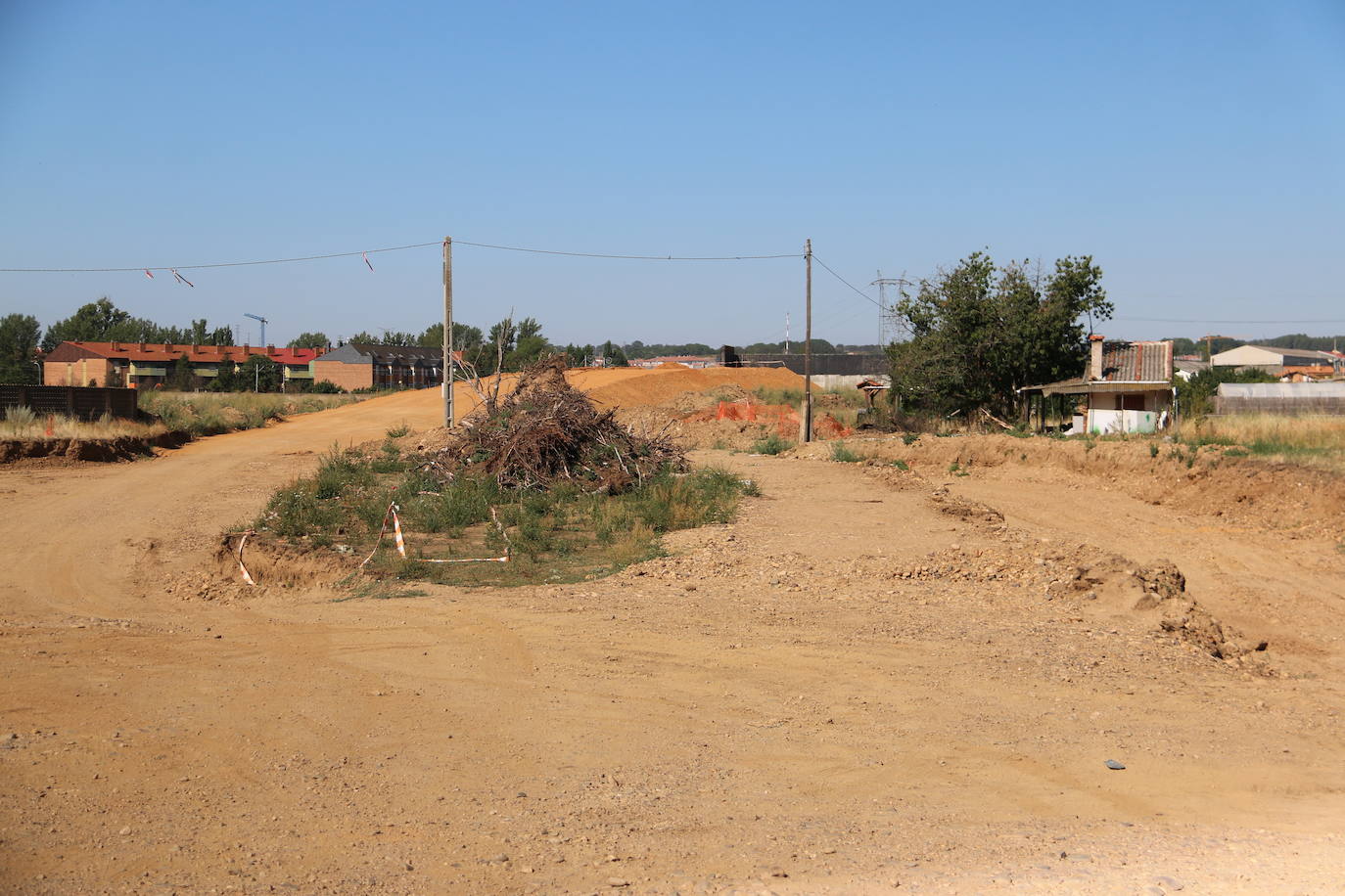 Fotos: Obras de construcción del paso elevando entre San Andrés y la rotonda del Hospital San Juan de Dios