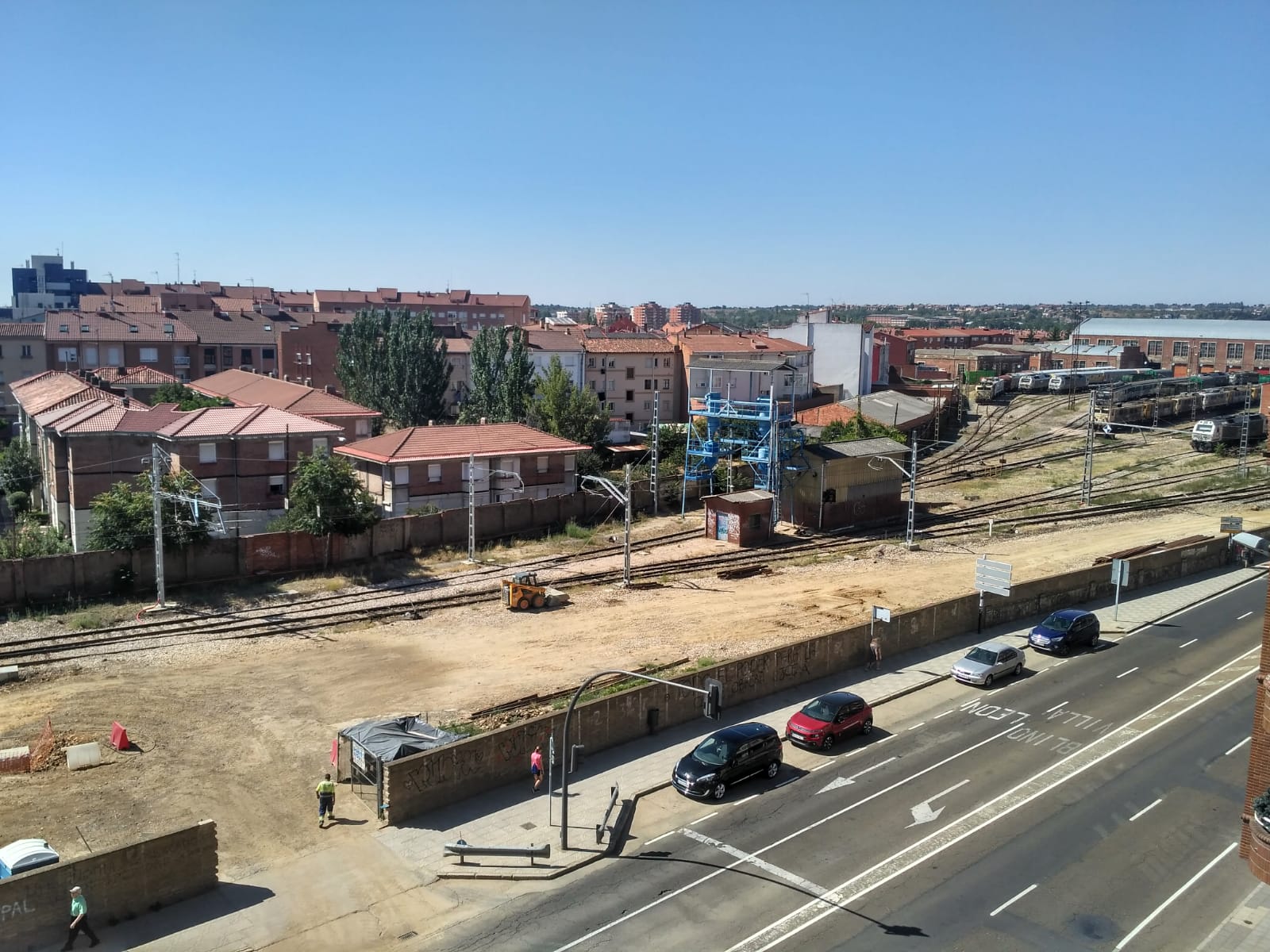 Fotos: Vista de la salida a superficie de la integración del AVE