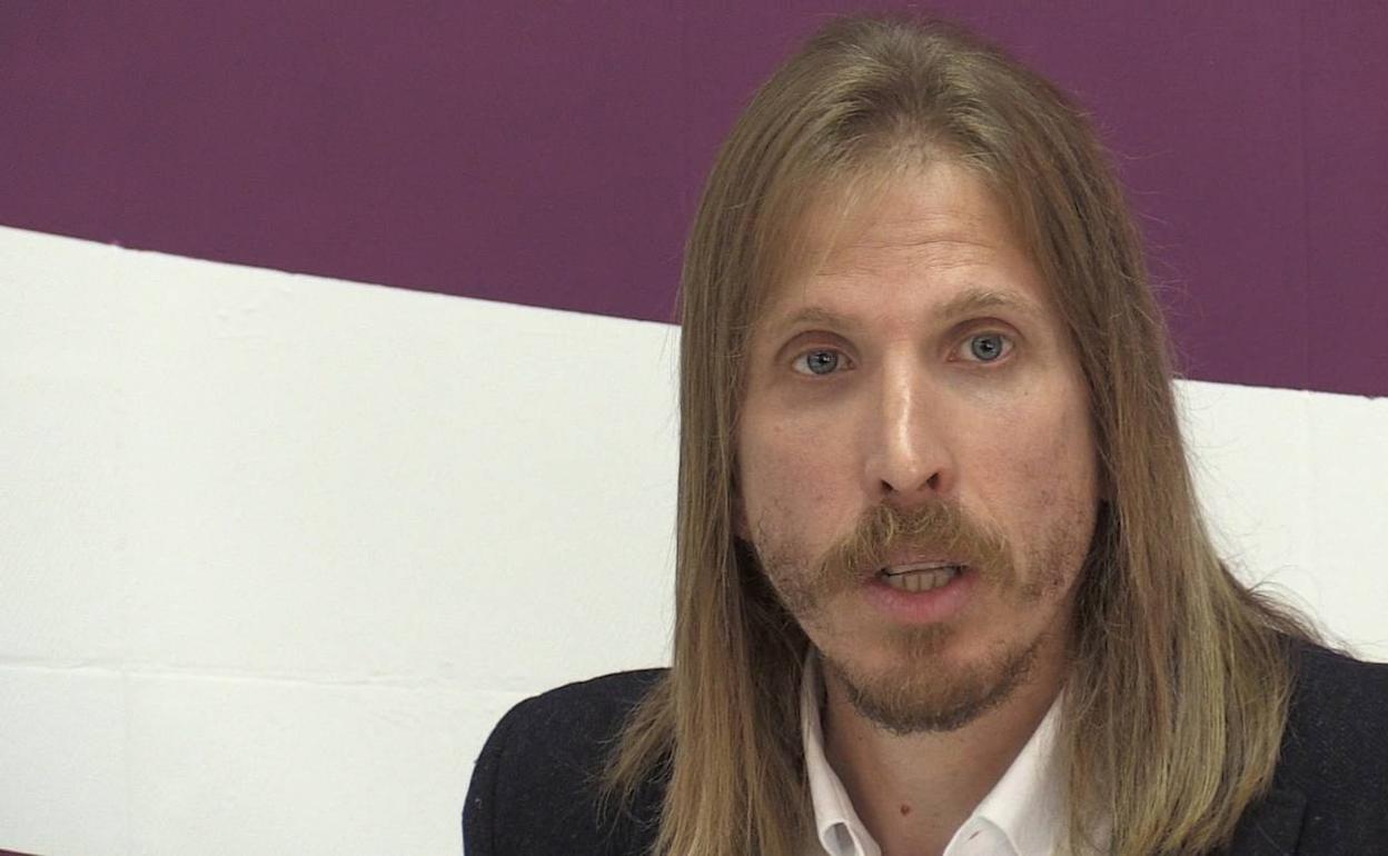 Pablo Fernández, durante la rueda de prensa. 