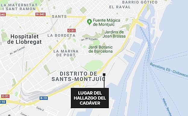 Hallan el cadáver de una mujer debajo del remolque de un camión en Barcelona