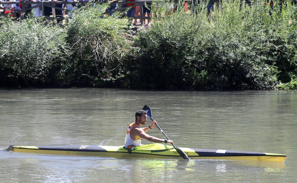 Fidalgo, en el Descenso del Pisuerga.