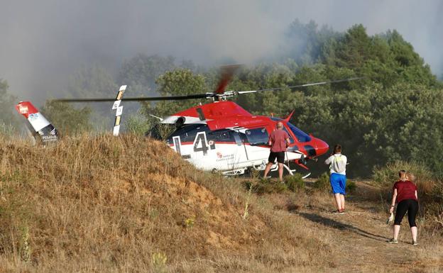 Galería. Imágenes del lugar del incendio.