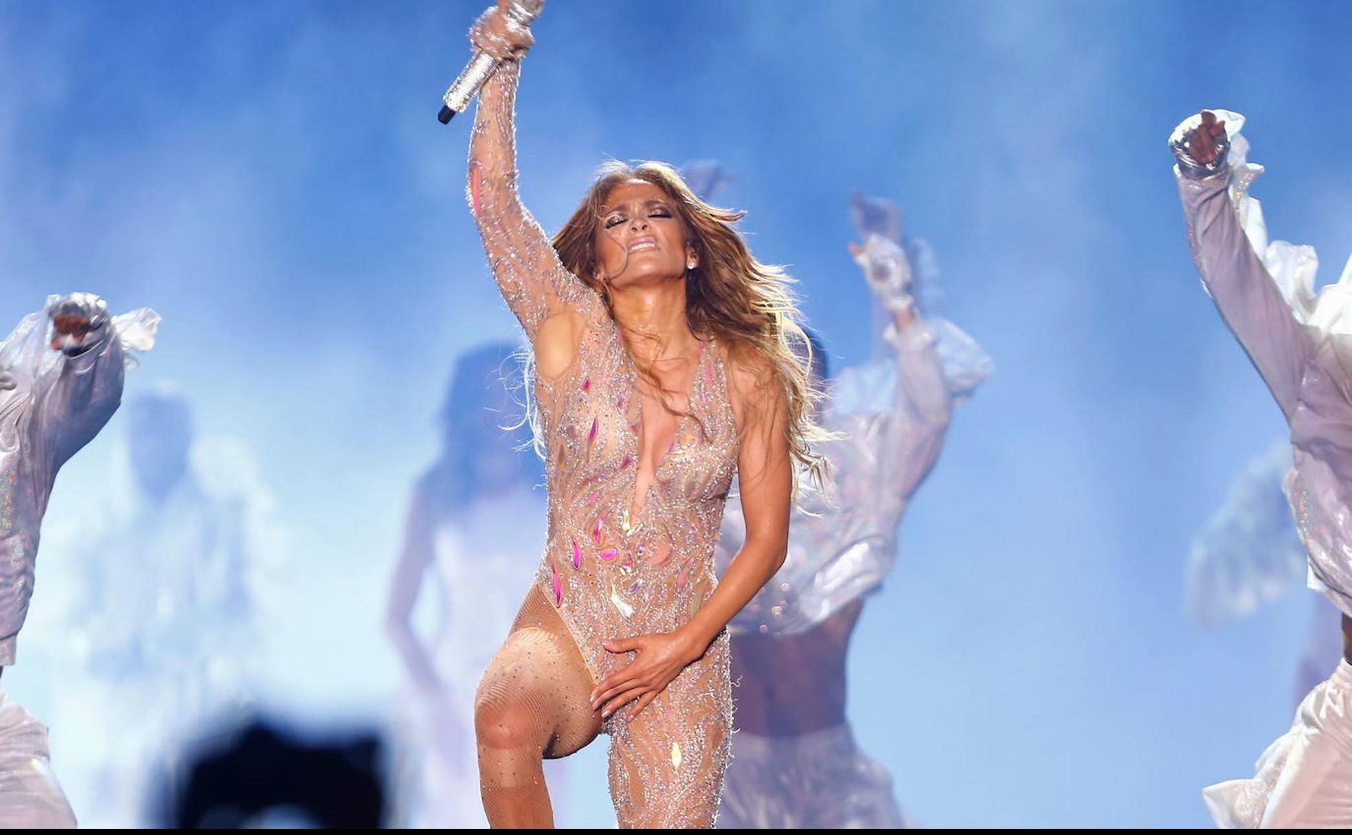 Jennifer Lopez, en una actuación.