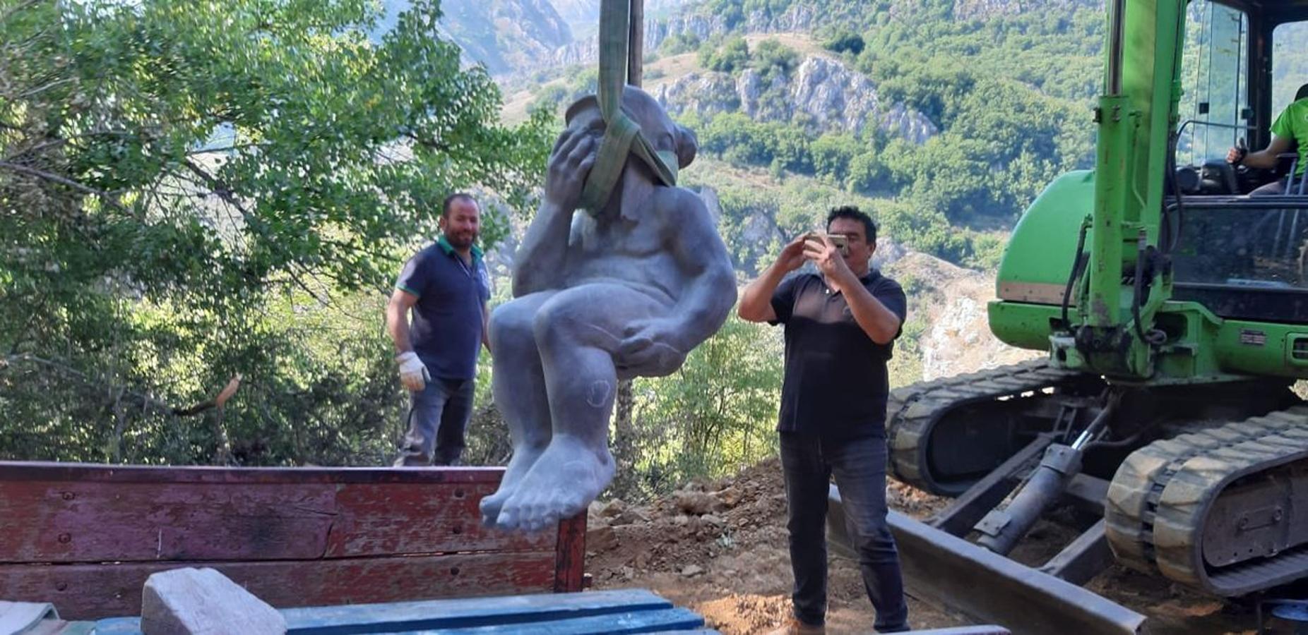 Fotos: Un Trasgu para la Ruta del Celorio