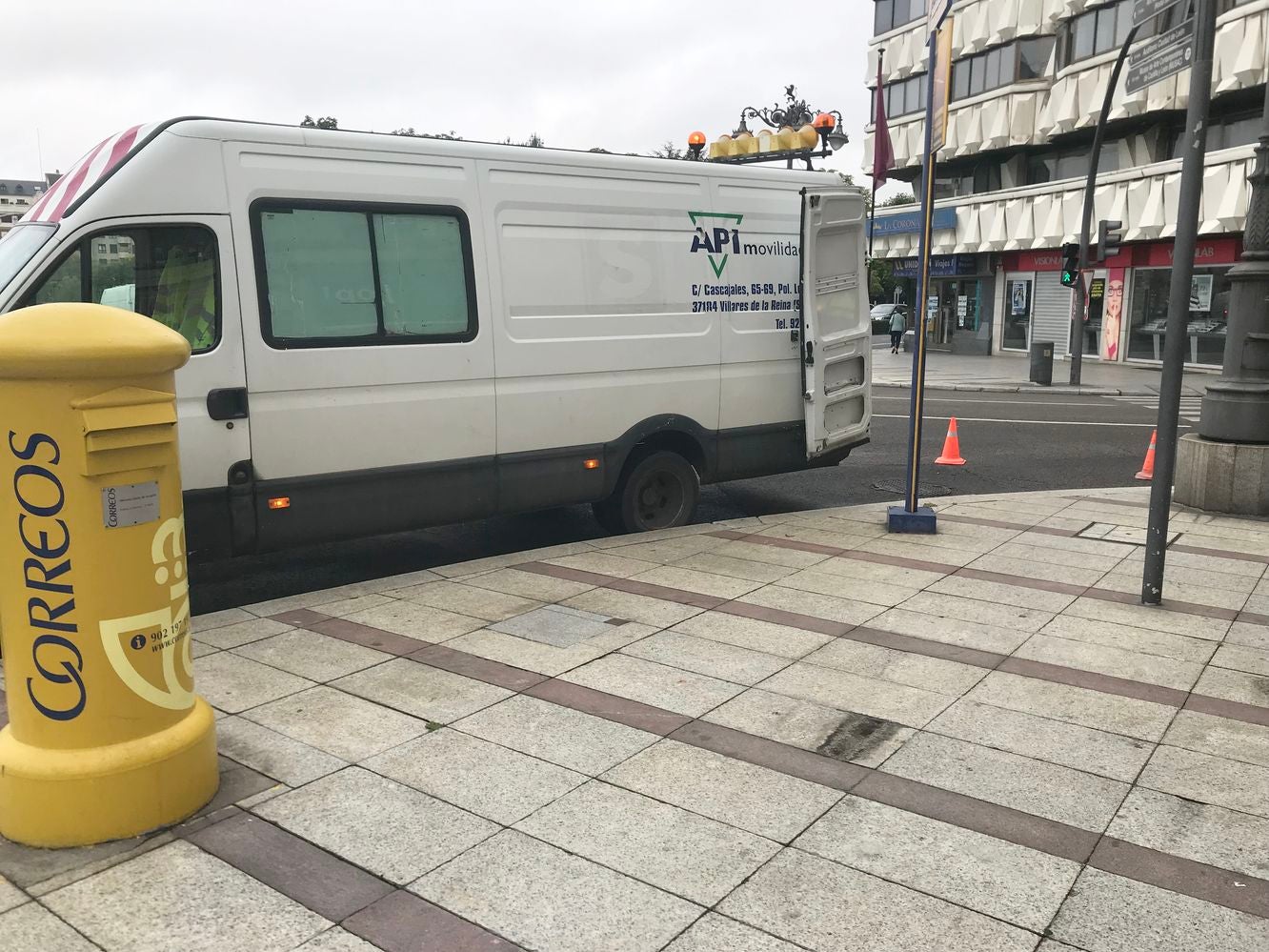 Comienzan las obras para la semipeatonalización de Ordoño.