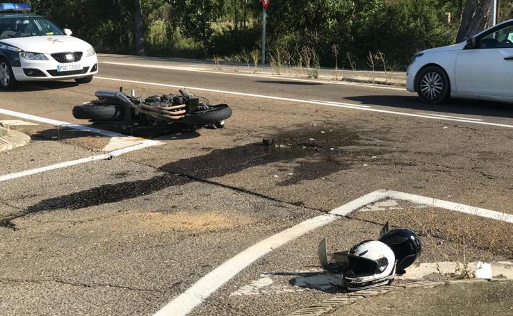 Fotos: Accidente en Sariegos del Bernesga