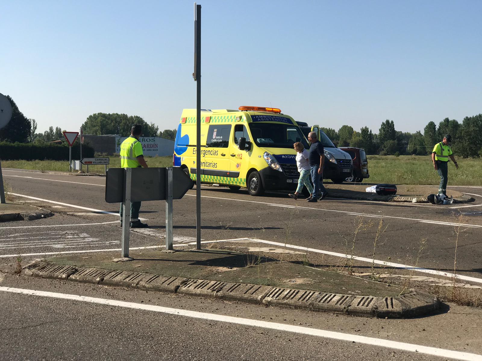 Fotos: Accidente en Sariegos del Bernesga