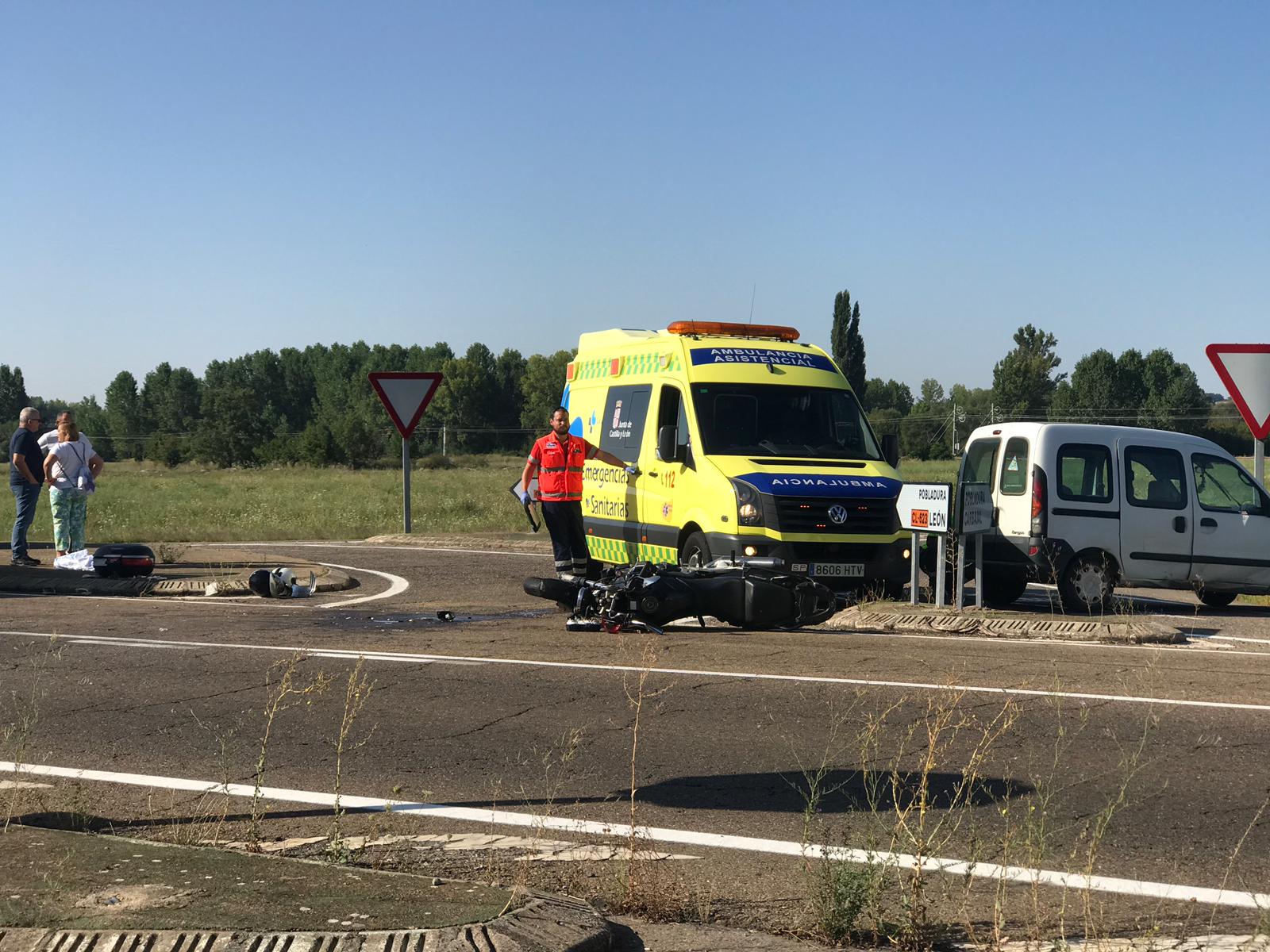 Fotos: Accidente en Sariegos del Bernesga