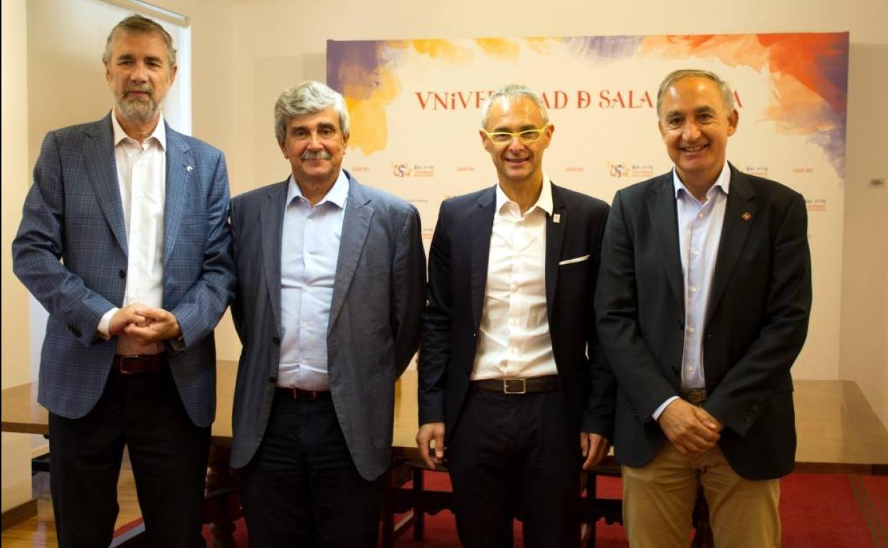 Los rectores de las universidades públicas de Castilla y León.