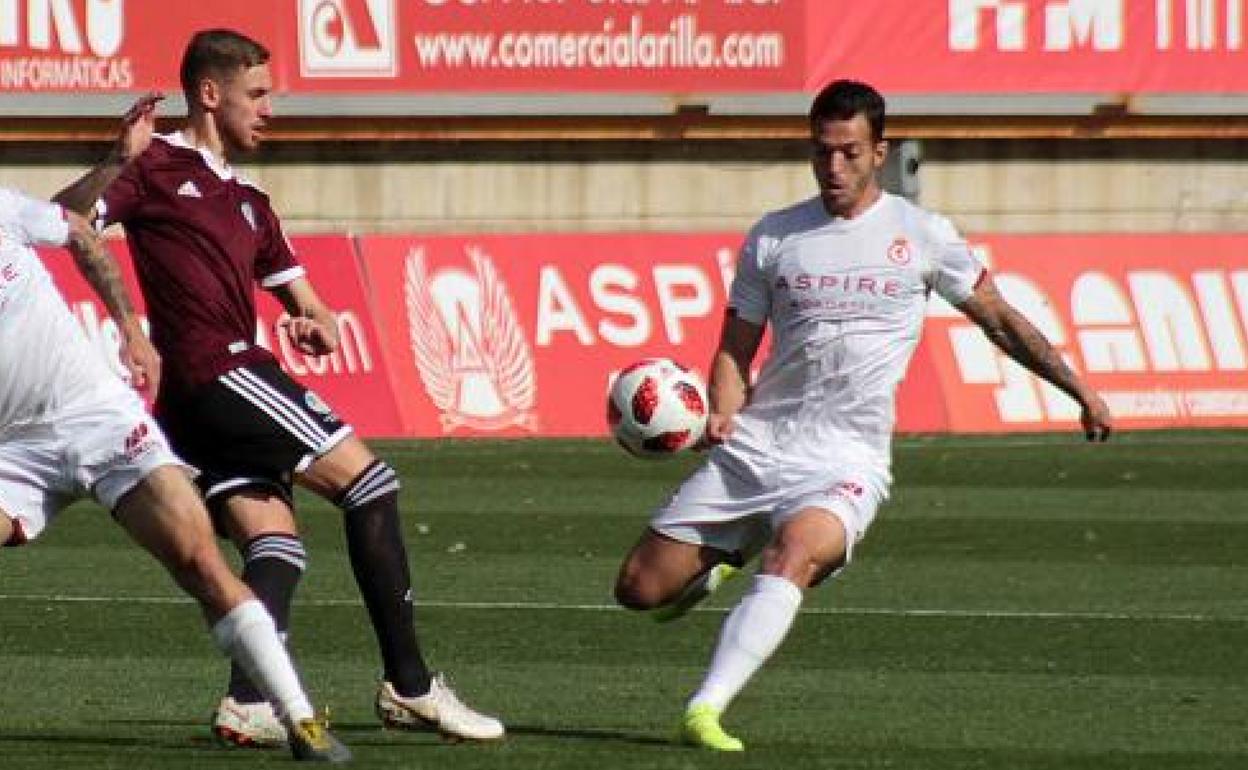 Vicente Romero, en un partido con la Cultural.