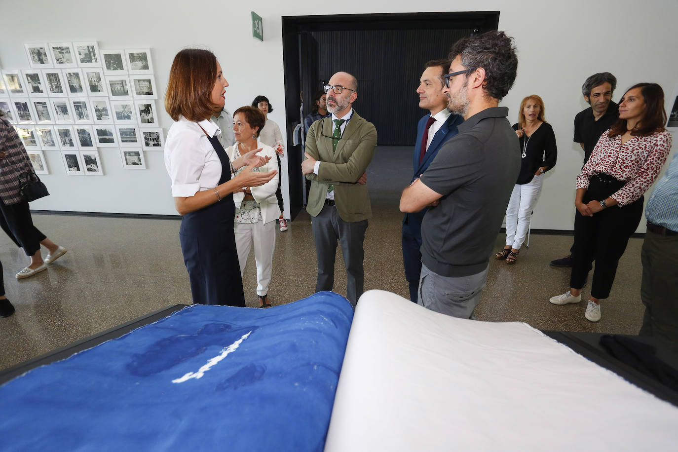 El consejero de Cultura y Turismo, Javier Ortega Álvarez, visita la Fundación Cerezales Antonino y Cinia. 