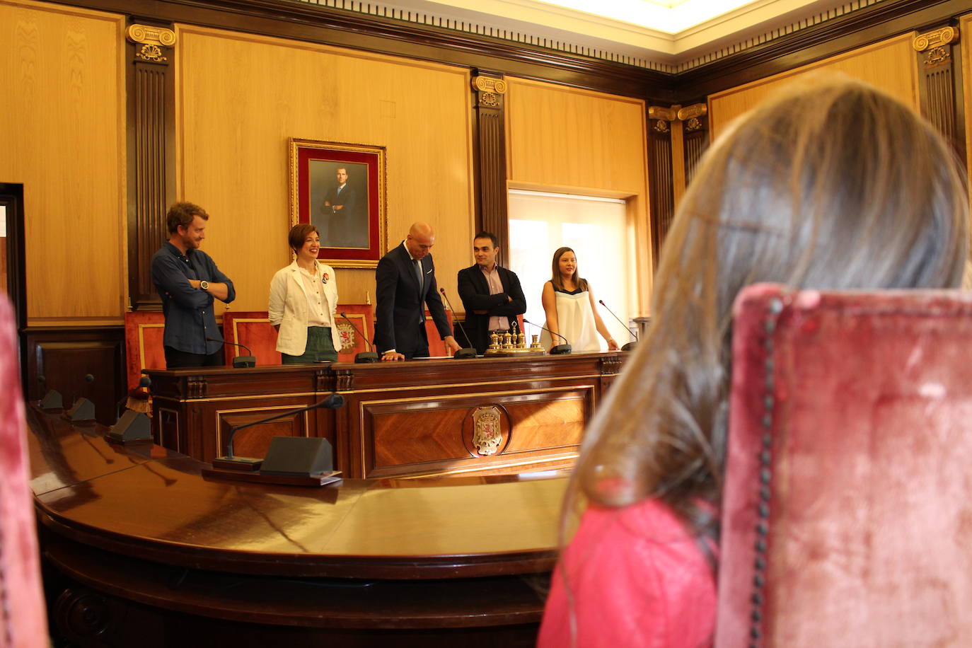 Fotos: El alcalde recibe a los estudiantes internacionales