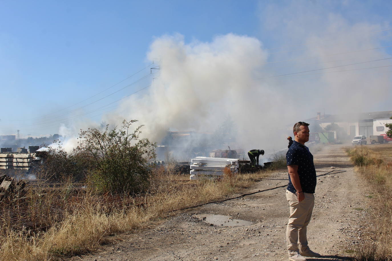 Fotos: Fuego en Trobajo