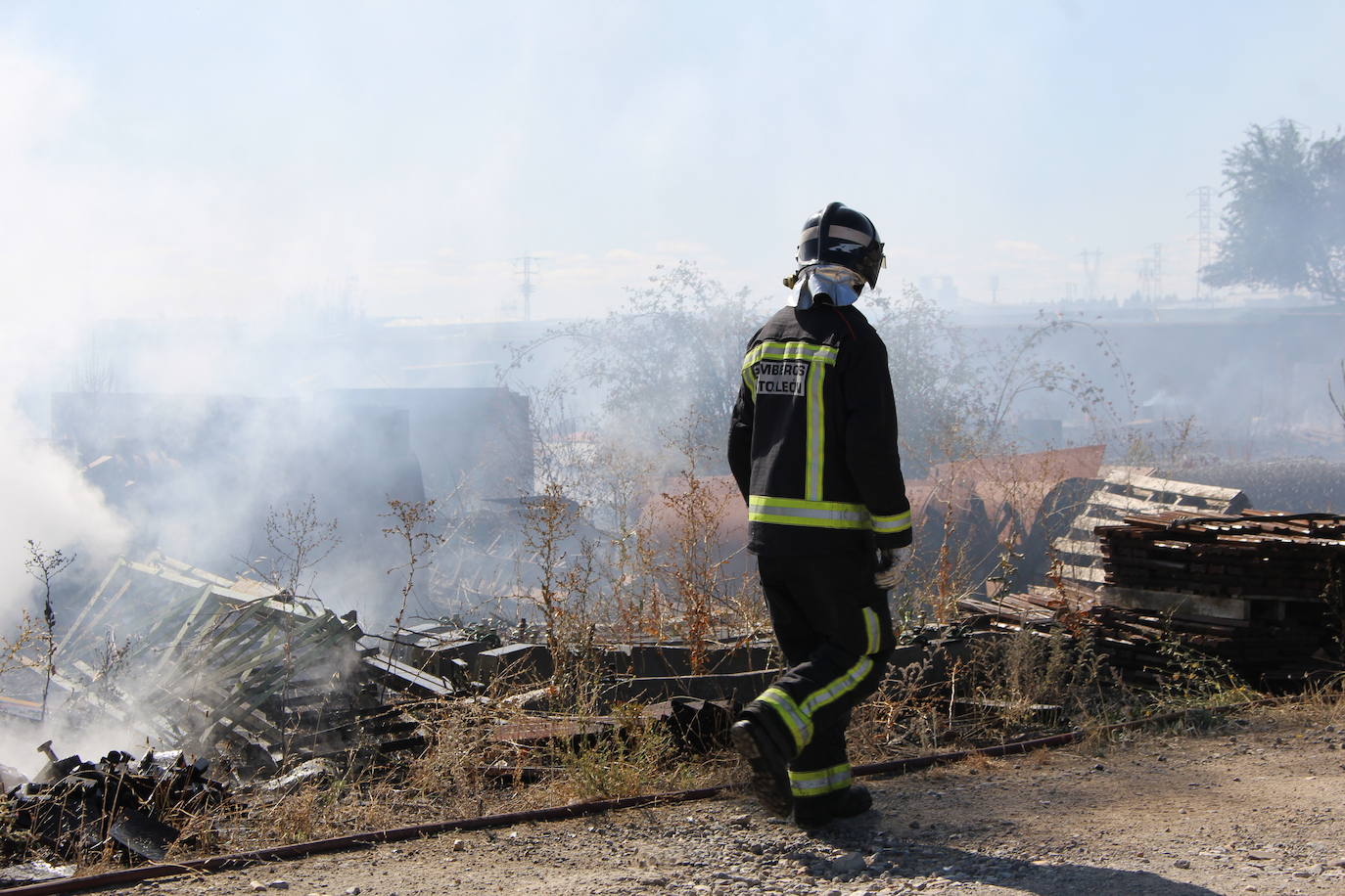 Fotos: Fuego en Trobajo