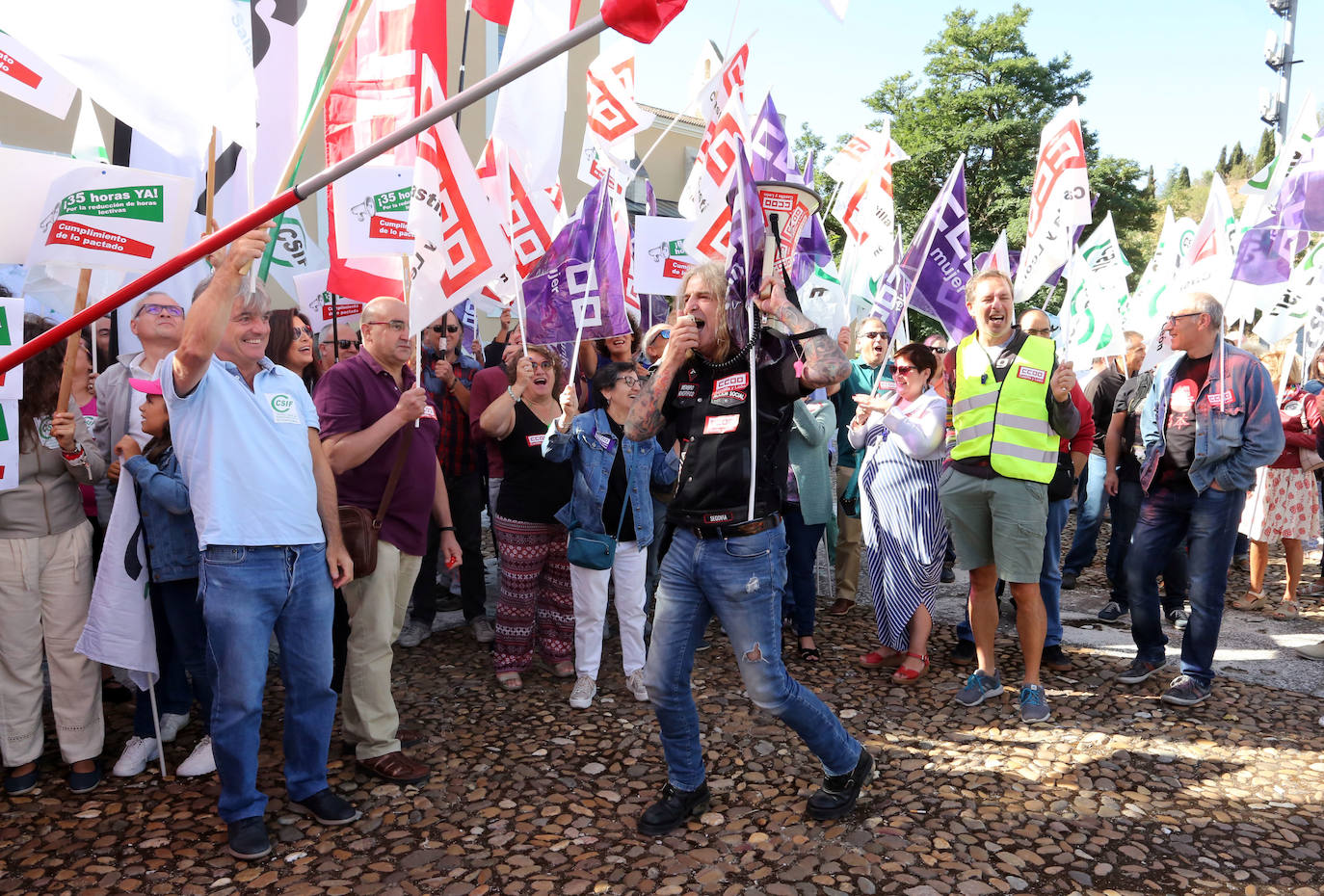 Fotos: Los docentes exigen la jornada de 35 horas