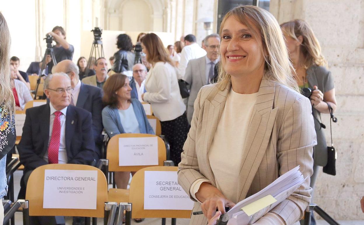 La consejera de Educación, Rocío Lucas, presenta el curso escolar 2019-2020