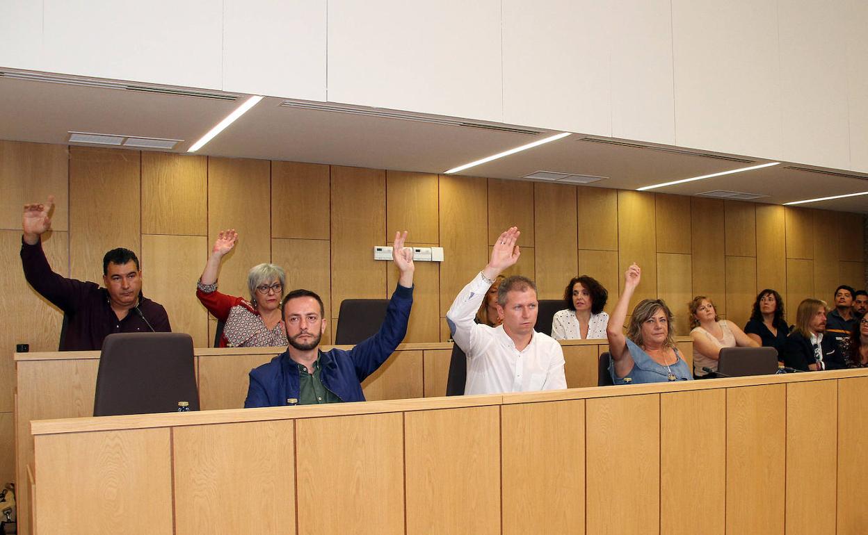 Imagen de archivo de un pleno de Villaquilambre.